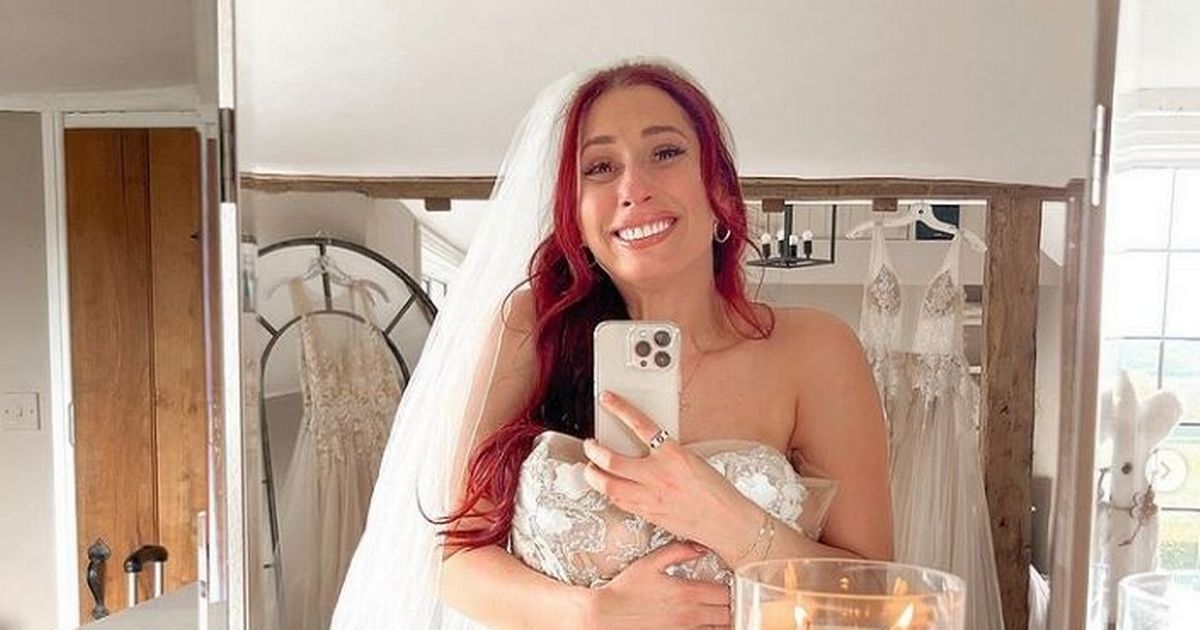 Updated look at Stacey Solomon's wedding taking place at her home