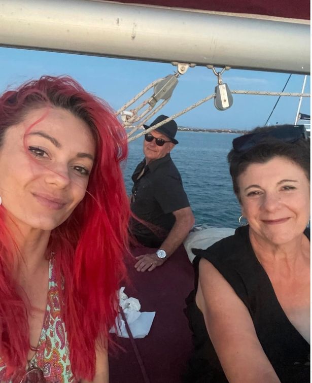 Dianne and Joe were enjoying their holiday with Dianne's parents, Mark and Rina Buswell